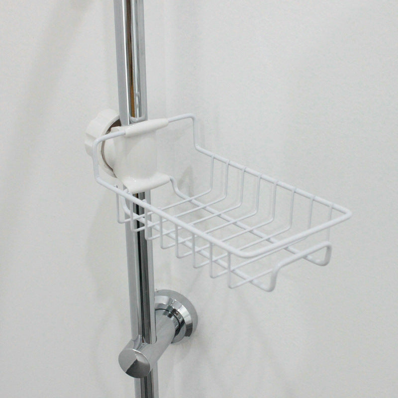 Adjustable Sink Drain Rack – Sponge & Soap Holder Organizer