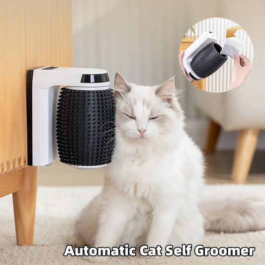 Automatic Cat Self-Groomer Corner Brush