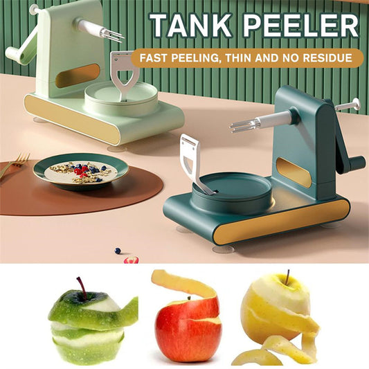 Hand-Cranked Multifunctional Peeler & Slicer