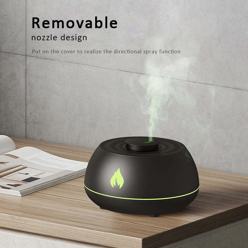 Flame Aromatherapy Diffuser – 7-Color USB Humidifier