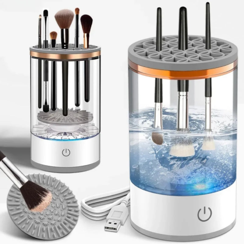 Automatic Makeup Brush Cleaner – USB Portable Rotating Washer