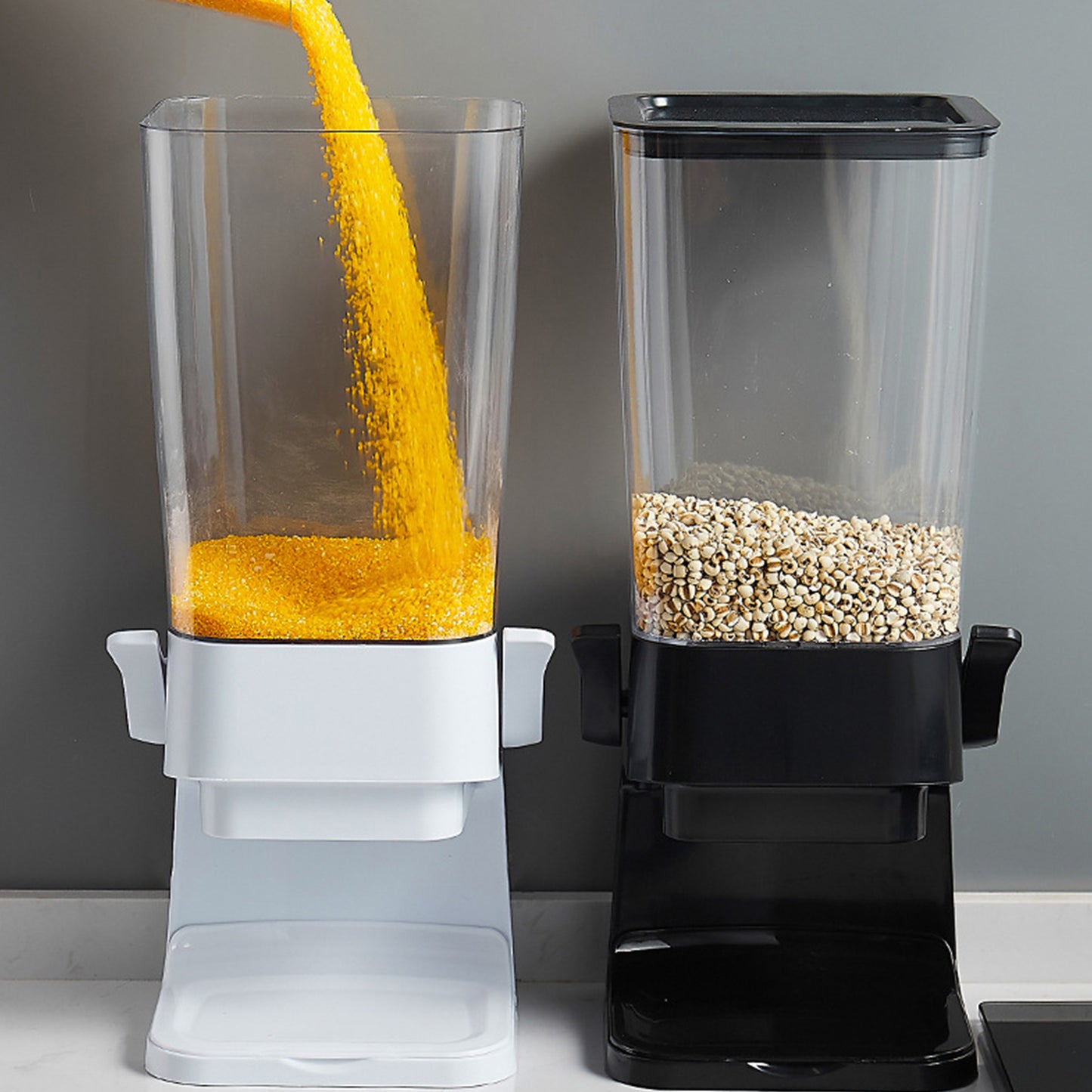 Countertop Cereal Dispenser – Large Capacity Dry Food Container