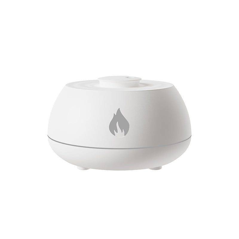 Flame Aromatherapy Diffuser – 7-Color USB Humidifier