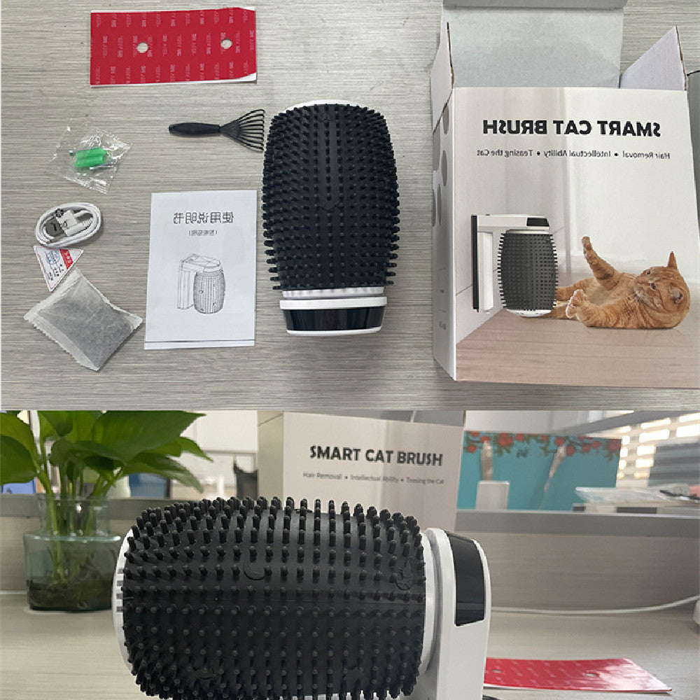 Automatic Cat Self-Groomer Corner Brush